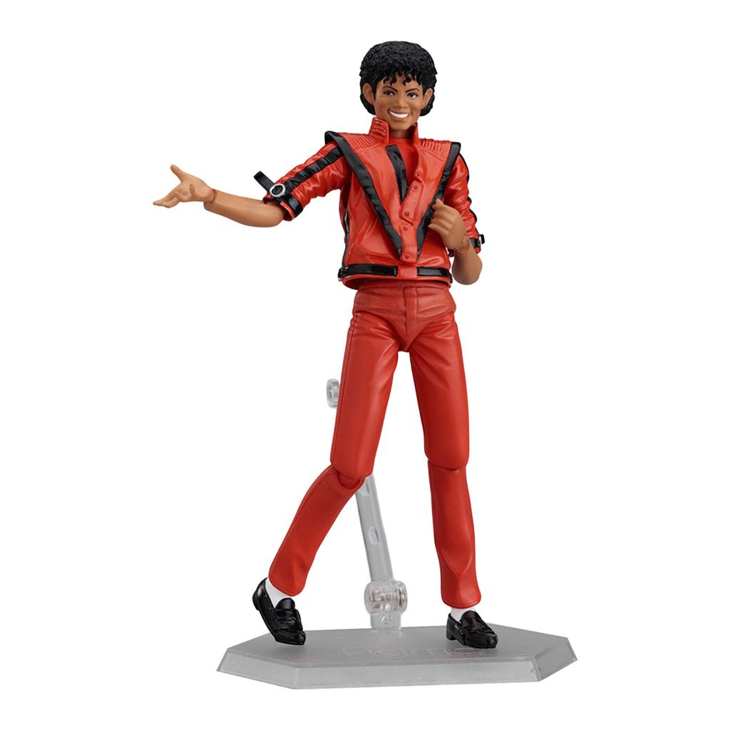 Articulated Poseable Male Figure Model with Adjustable Joints Standing On Display Base for Collectors and Enthusiasts