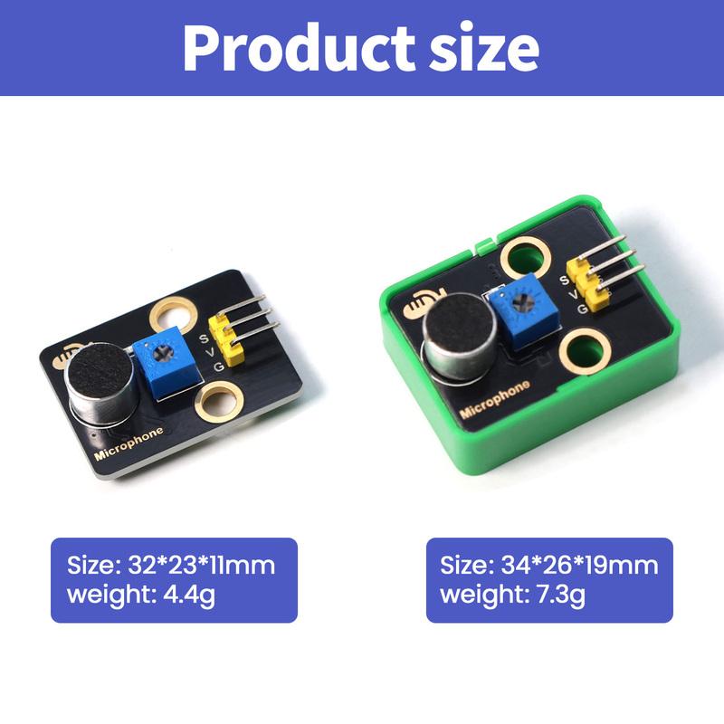 MicroPhone  Sound Sensor Audio Detection Sensor Module for Arduino DIY Projects Compatible with Lego Blocks