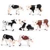 Realistic Cow Cattle Figurine Model Crafts Ornaments Educational Kids Toy Gift