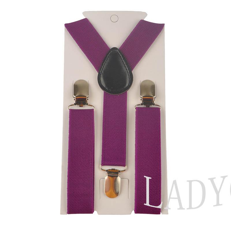 Soild Color Children Belt Baby Boys Girls Suspenders Clip-on Y-Back Braces Elastic Kids Adjustable suspenders suspenders