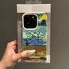 Phone Case For IPhone 17E 17 16 Plus 16E 15 14 13 12 11 Pro Max Air Soft Van Gogh Classic Splicing Protective Flexible Y2k Cover