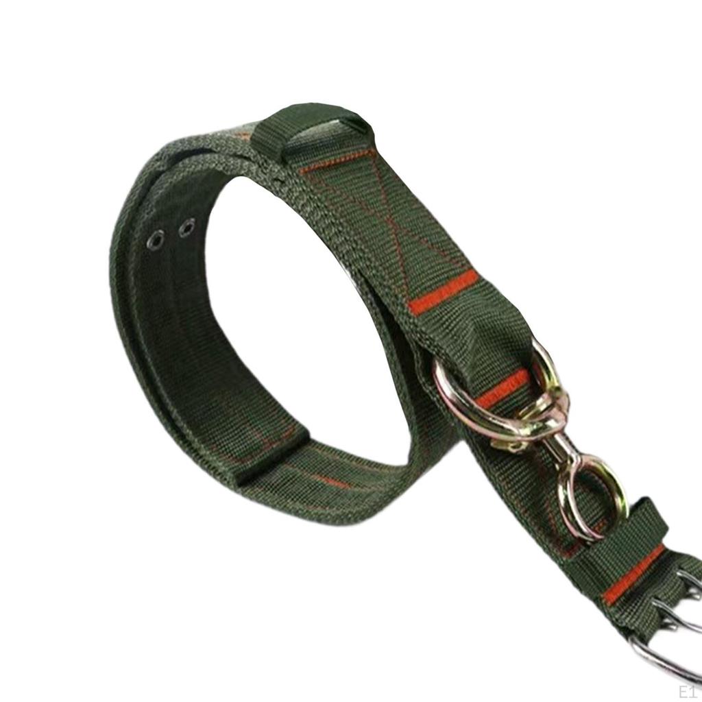 Adjustable Collar with Rotating Twist Lock And Metal Buckle for Quarter Bulls Farm Animals