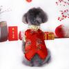 Dog Tang Clothing Spring and Summer Thin Pet Clothing Teddy Bi Xiong New Year's Wedding Dress Cat Chinese Cheongsam Hanfu