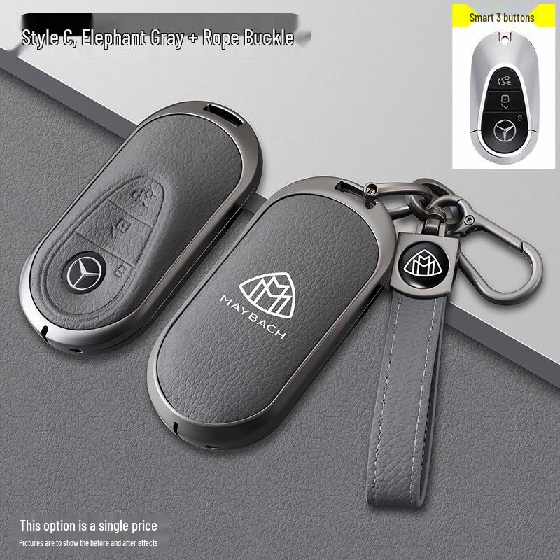 Maybach Model B Key Case - Elephant Grey