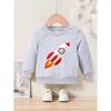 Spring/Autumn Cartoon Print Round Neck Sweatshirt Sportswear