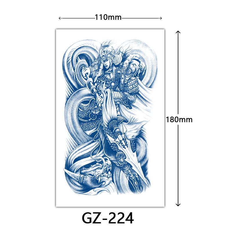 Herbal Semi-Permanent Tattoo Sticker, Semi-Permanent Tattoo Sticker, Anti-Rub, Anti-Sweat Tattoo