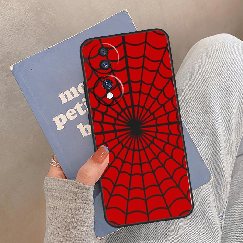 Spider Web Head Mask Case For Honor Magic 8 5 6 7 Pro Cover For Honor 400 200 Lite 50 70 90 X8a X8b X9a X9b X9c