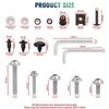 195pcs Fairing Screws Bolt Kit for Suzuki GSXR600 GSXR1000 Hayab GSX1300R GSX600F GSX750F SV1000 SV650 TL1000R/S DL650 DL1000