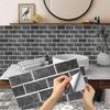 Kitchen Tile Stickers, 12 Pieces Self Adhesive Tile Sticker Waterproof Pvc Tile Stickers Self Adhesive Wall Tile Stickers For Bathroom And Kitchen