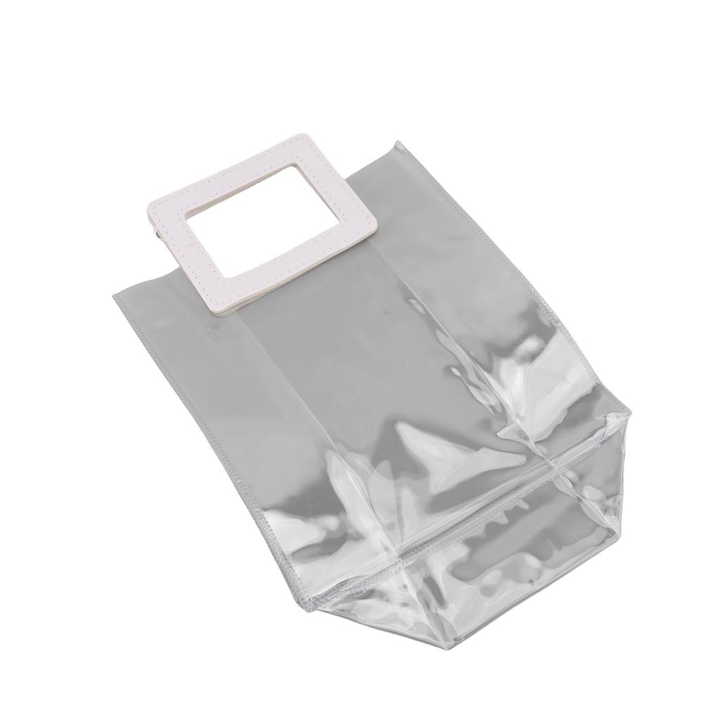 Clear Gift Bags with Handles PVC Reusable Transparent Party Favor Bags for Wedding Shopping Baby Shower Birthday