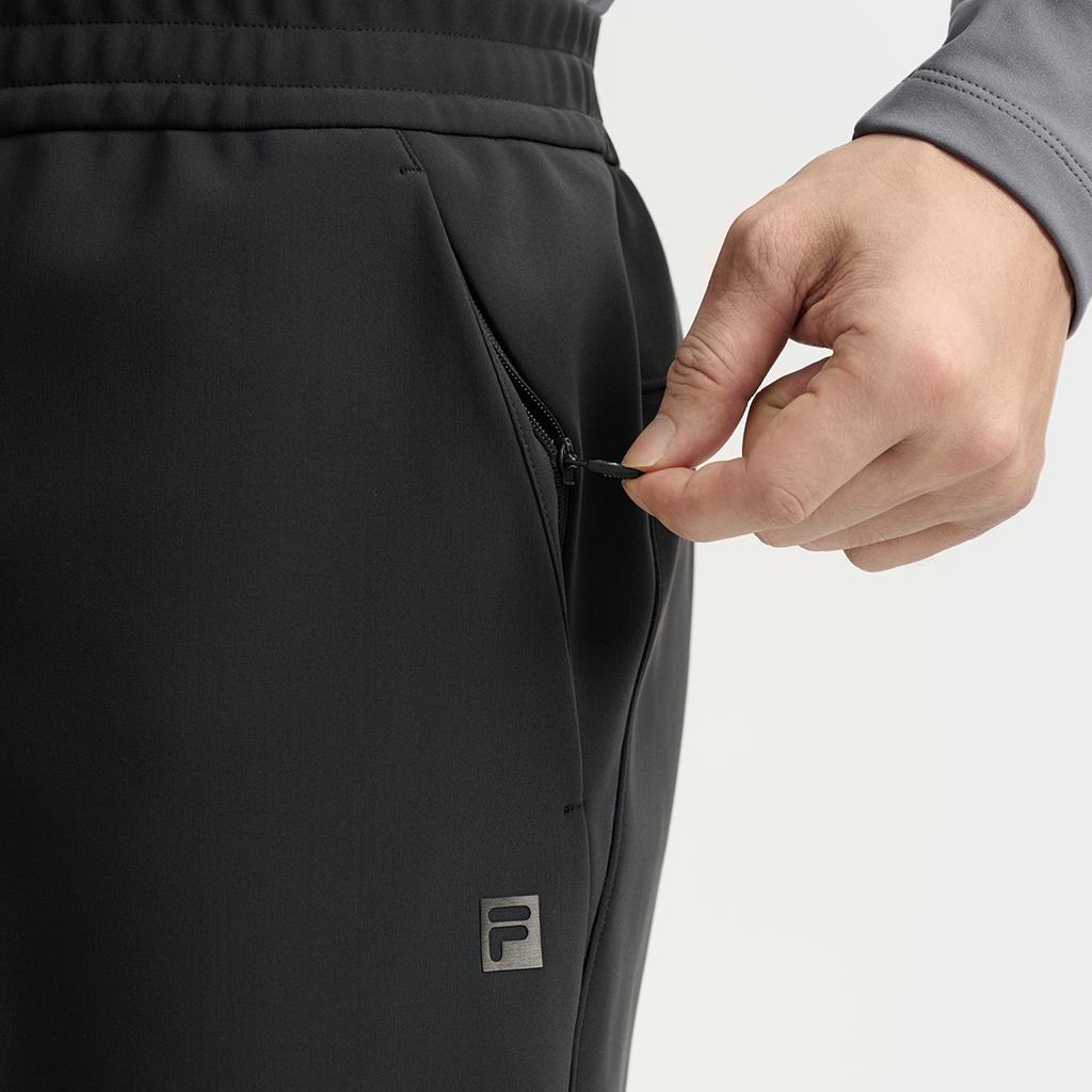 FILA A.P. Fashion Simple Trendy Casual Versatile Breathable Straight Leg Knit Sports Pants Men pants A11M541612FBK