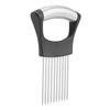 Stainless Steel Onion Holder Fruits Veg Meat Cutter Slicer Peeler Chopper with 10 Prongs