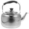 Large Capacity Stainless Steel Whistle Sounding Kettle Heating Pot for Gas Stove Tea Coffee Mulled Wine Household Kitchen Use