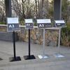 Acrylic Standing Directional Sign Holder