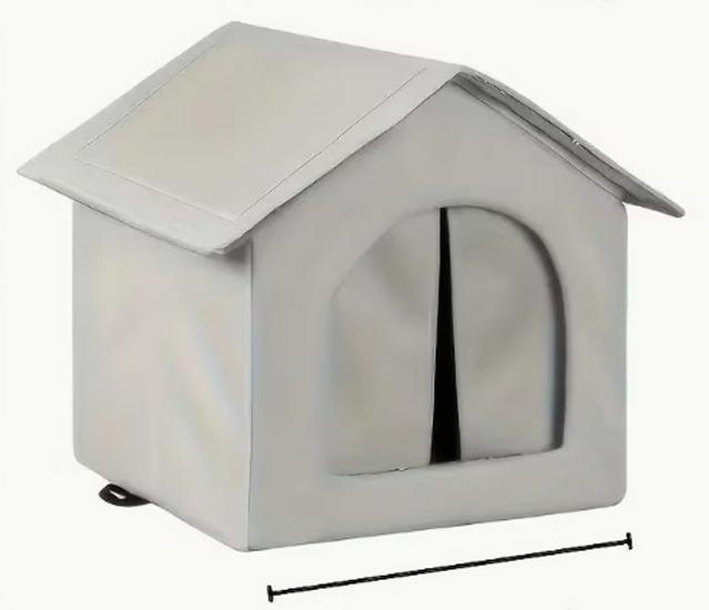 All-Season Waterproof, Cold-Resistant Outdoor Enclosed Love Heart Cat House with Free Shipping.