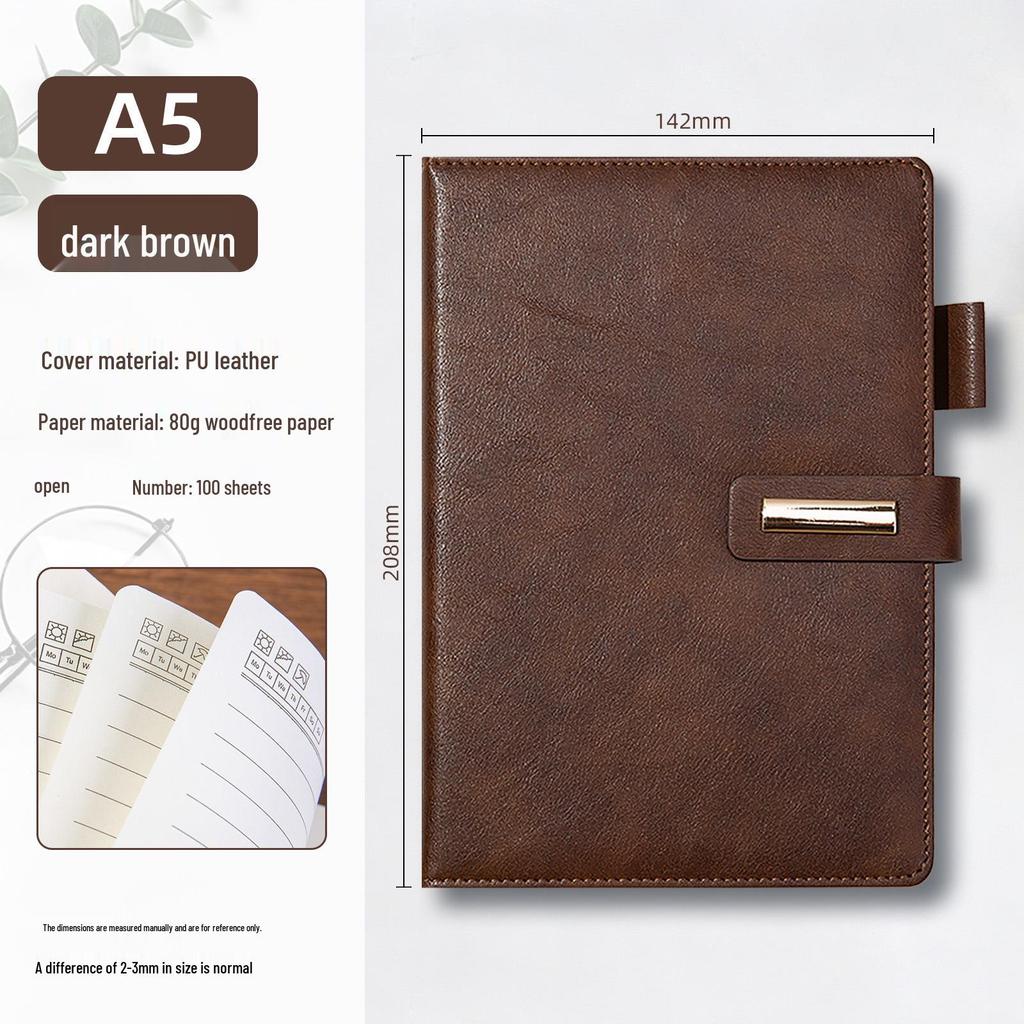 Luxury Business Notebook & Thermos Cup Set - Customizable Logo for Office Souvenirs