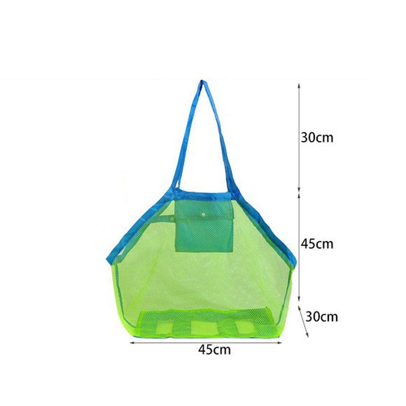 Children Sand Away Protable Mesh Bag Kids Toys Storage Bags Swimming Large Beach Bag Clothes Toy Storage Sundries Backpack