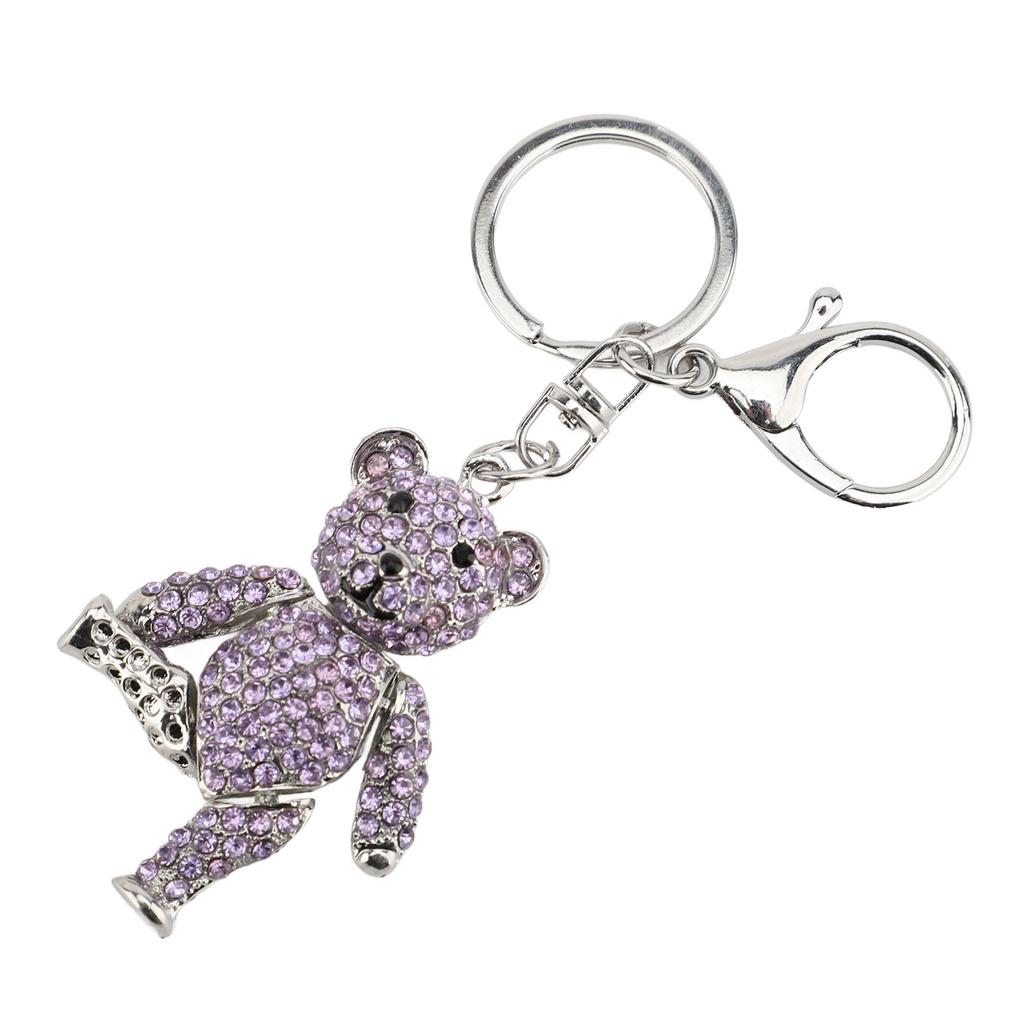 Keychain Artificial   Pendant Keychain Rhinestone Car Key Keychain For Bags Wallets Backpacks