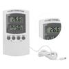 LCD Temperature and Humidity Monitor WallMountable Wired Flower Planting Hygrometer for Home