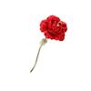 Luxury Festive Red Rose Sweater Brooch: Elegant Pin for Suits, Evening Dresses, and Corsages