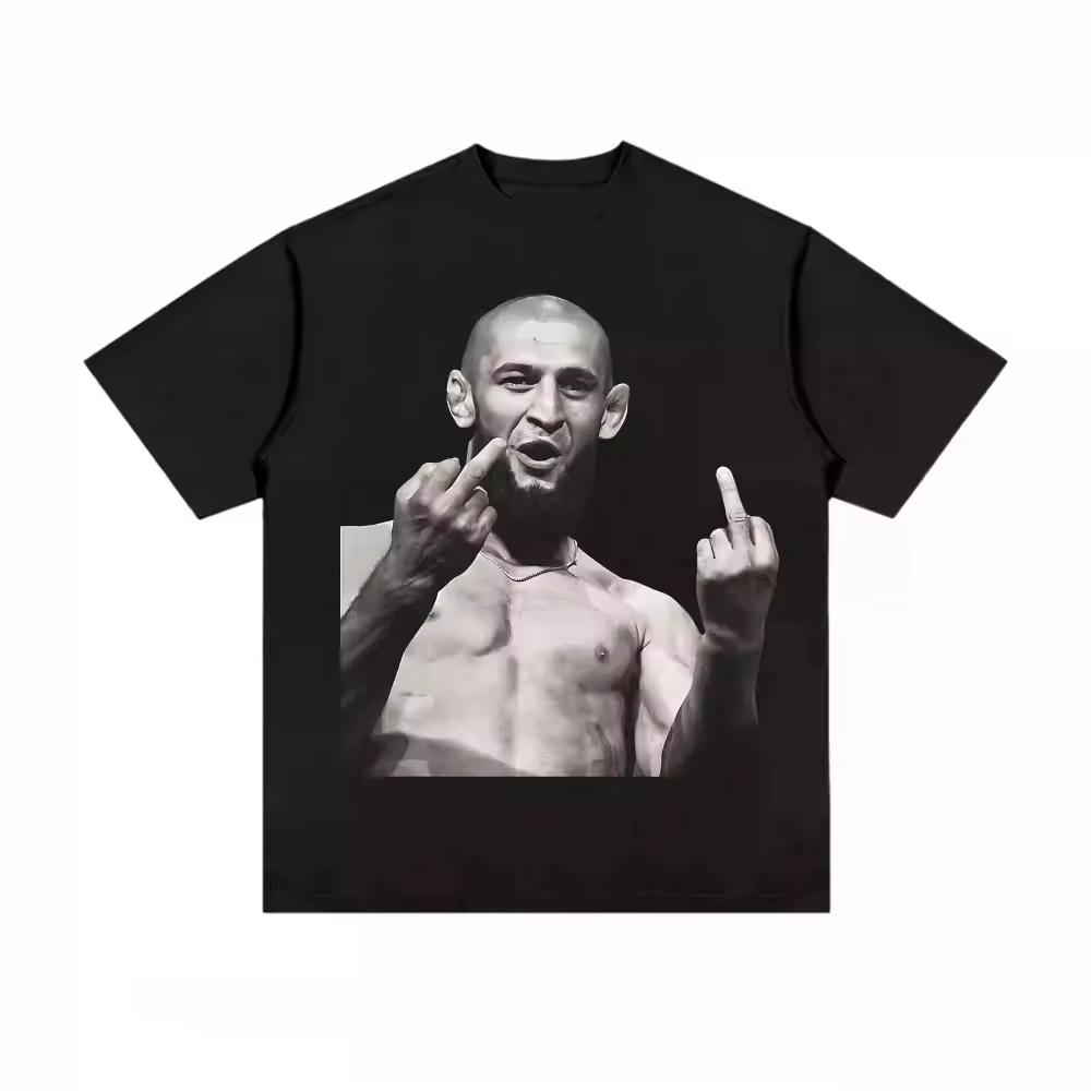 2026 Nouveau Classique Star UFC Imprimé Coton Respirant Marque de Mode Y2K Haut Été Hommes Femmes Manches Courtes T-Shirt Unisexe