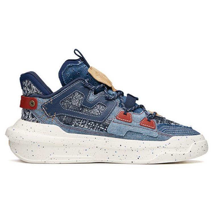 Anta Badass 3 Low Basketball Shoes Women Sneakers Blue 122138081-7