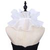 Victorian Ruffled Collar Wrist Cuffs Cosplay Girls Blouse Collar Lapel Shawl Decorative Lapel for Lady Medieval Cosplay