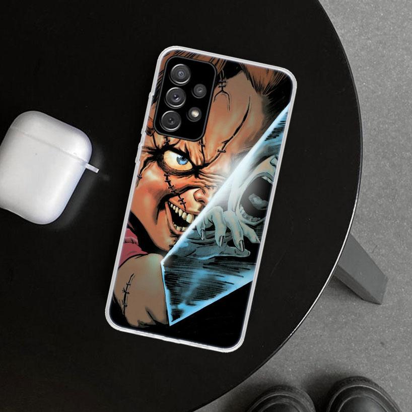 Chucky Doll Horror Movie Phone Case Cover for Samsung Galaxy A12 A22 A32 A52 A72 A02S A51 A50S A31 A20S A10S Note 20 Ultra 10 Pl