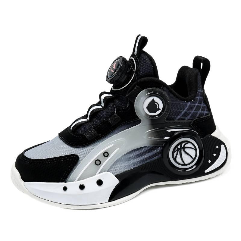 New Boys Spring Spring Autumn Children's Mesh Breathable Medium Older Boys Soft Sole Slow Shock Trend Running Sneakers