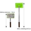 Car Windshield Glass Wiper Cleaner Telescopic 1 Set With Solid Metal Pole Auto Defogging Tool for Car Exterior Window Stain Removal
