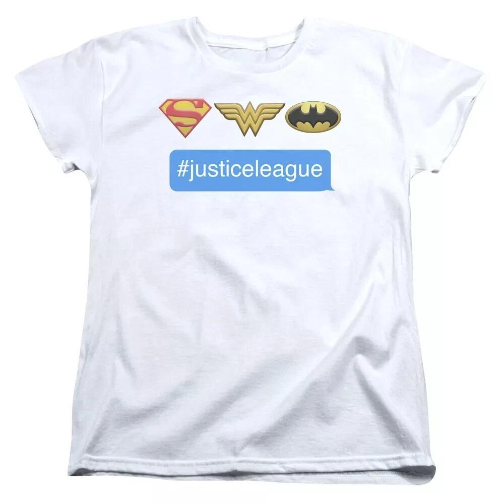 

Justice League Of America Hashtag Women s T-Shirt 4XL