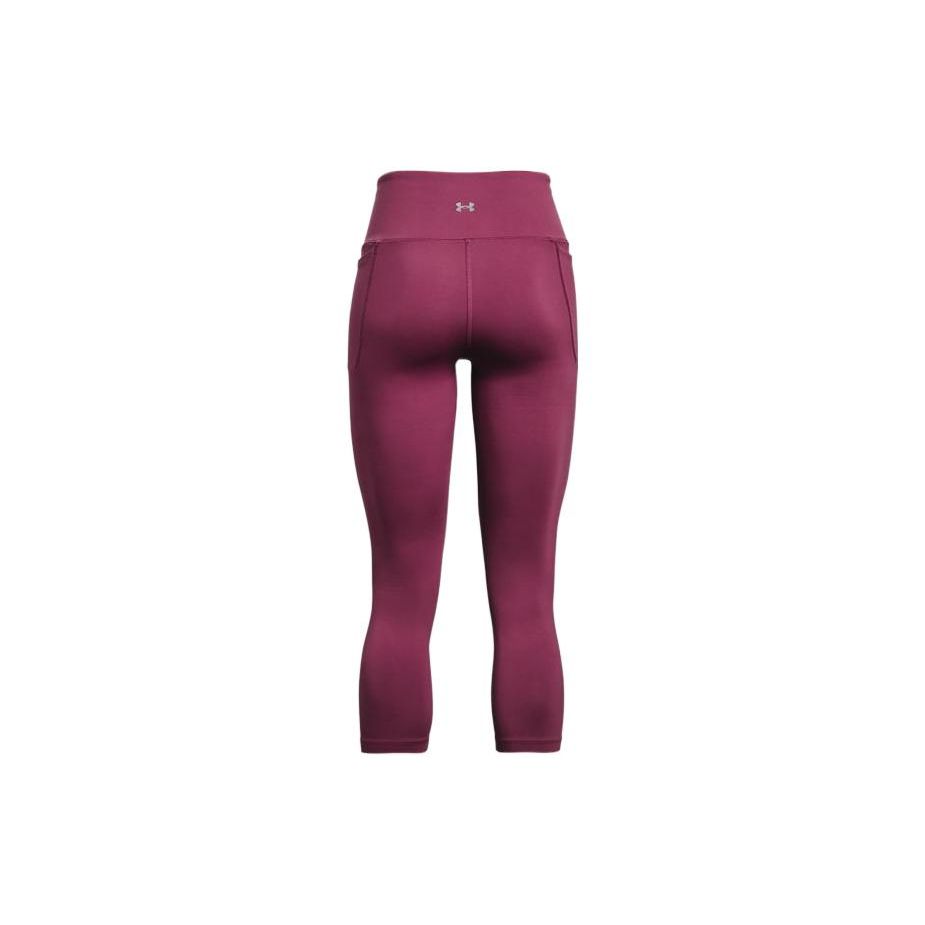 Under Armour Solid Color Stretch Slim Fit Sports Fitness Pants Women Bottoms Quartz-Pink 1355915-678