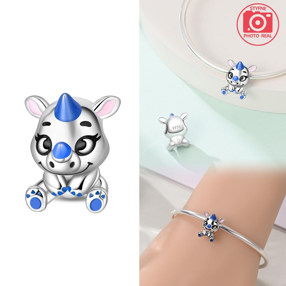 Charms Plata Copper Colors Cute Little Monster Bead Fit Original Bracelet Diy Fine Jewelry Gift For Women