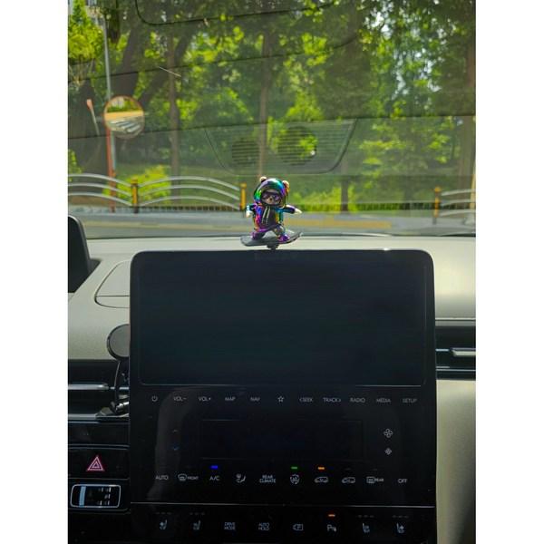 Car Interior Props, Moving Sliding Superboard Bare, Black Hole (monitor Type), 1 piece,Korean Car Acc