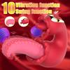 Tongue Licking Vibrator for Women G Spot Dildo Vibrating Masturbator Realistic Silicone Waterproof Adult Sex Toys