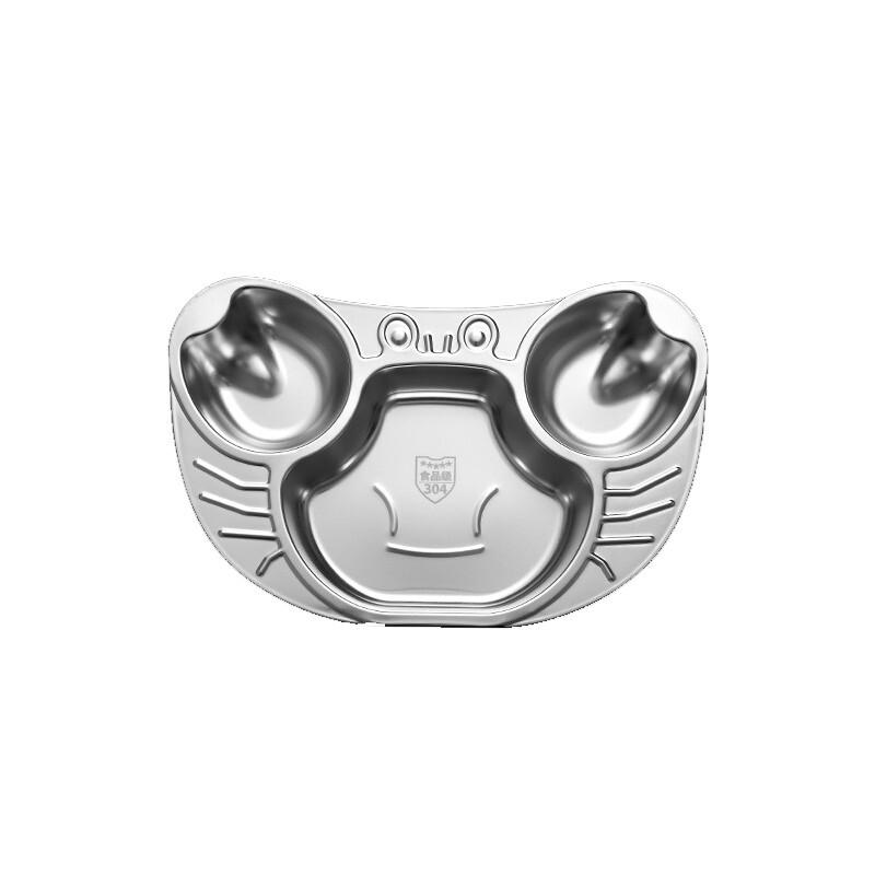 Kids 304 Stainless Steel Cartoon Dinner Plates