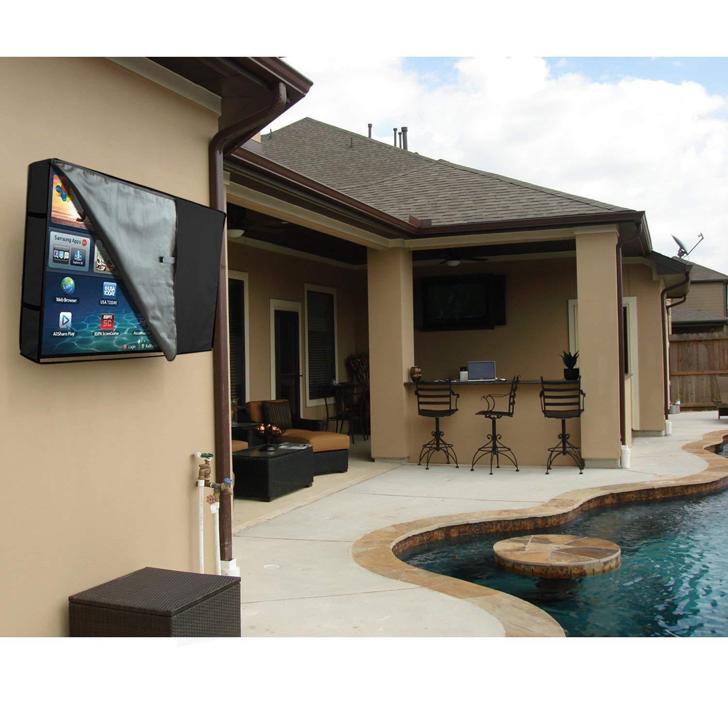 

Transparent PVC TV Cover - Waterproof Dustproof Protector for Outdoor TVs - Universal Television Shield, Easy to Clean 22-24