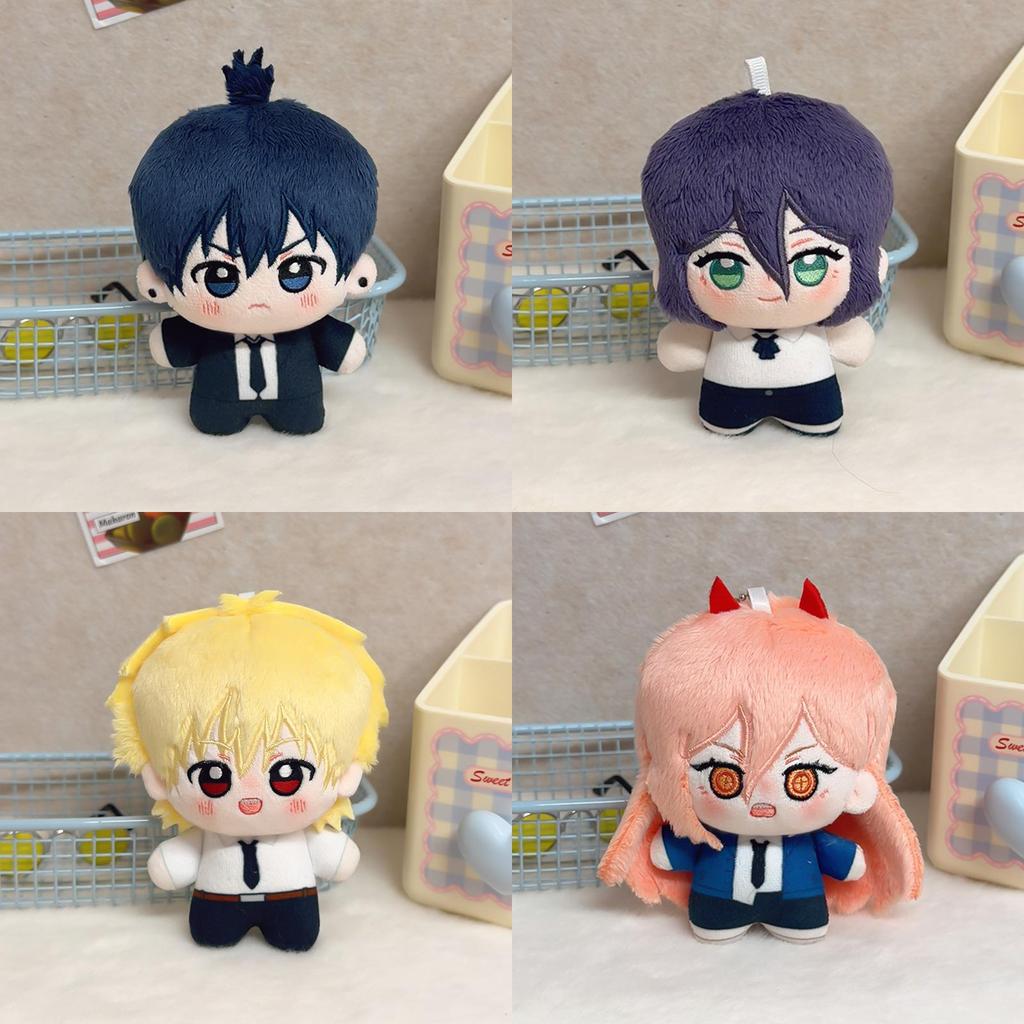Chainsaw Man Plush Doll With Keychain For Anime Fans