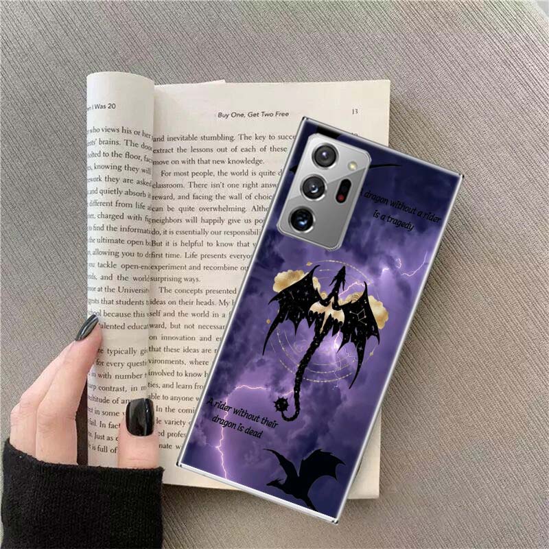 F-Fourth W-Wing Dragon Phone Case for Samsung A17 A37 A57 A54 A14 A24 A34 A07 A04S A02S A12 A22 A32 A52S A16 A26 A36 A56 A72 Gal
