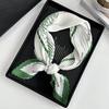 Folded silk scarf autumn new polka dot decorative scarf niche thin scarf scarf versatile