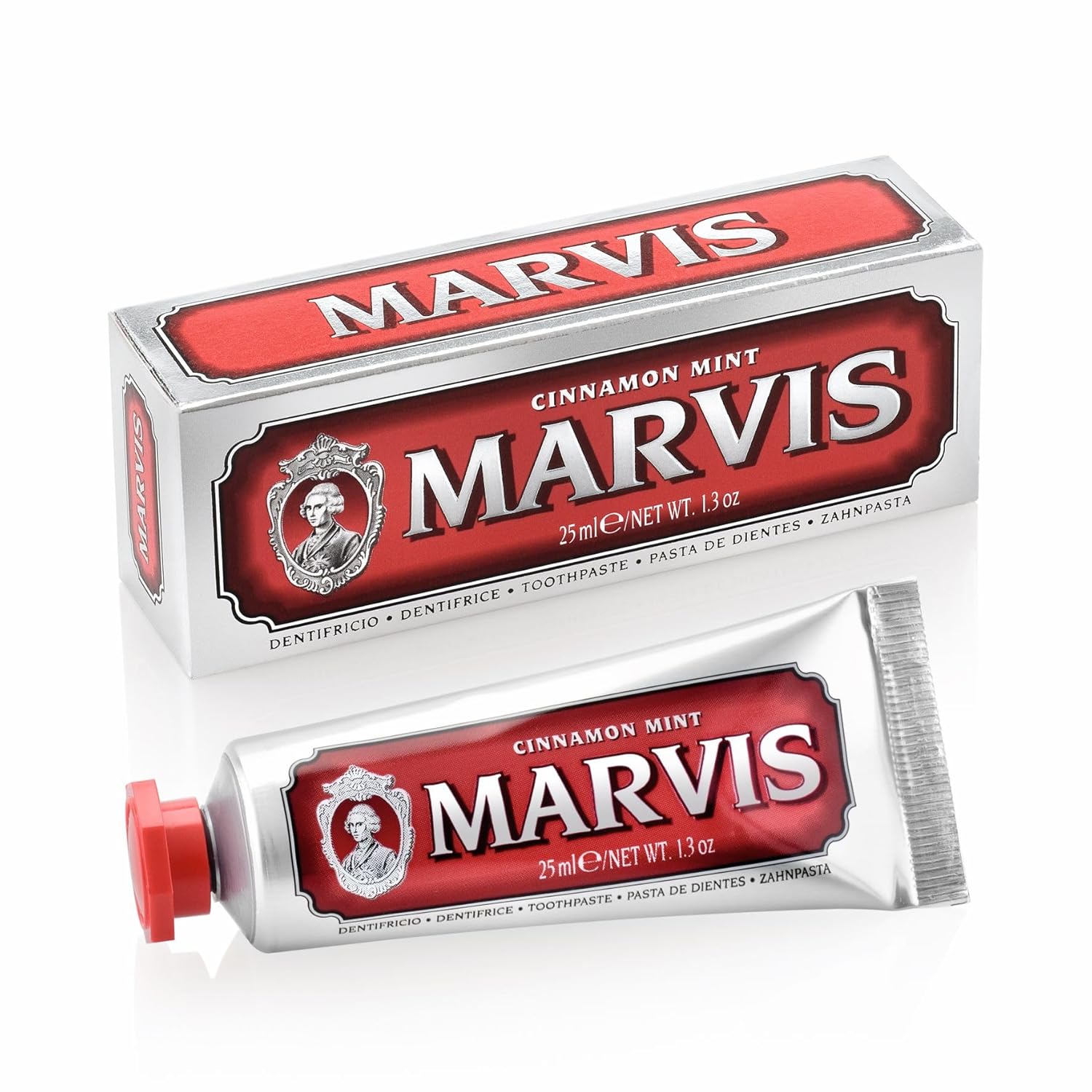 

Зубна паста Marvis Classic Strong Mint червоний
