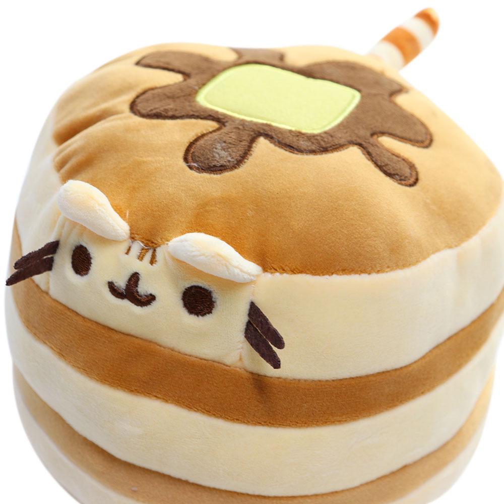 

Плюшевая кукла Толстый кот: Милый дизайн кошки с гамбургером и тортом, идеально подходит для игровых автоматов с клешней 13x15x15 cm, 130 g