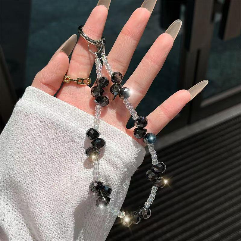 Luxury Crystal Beaded Phone & Handbag Lanyard with Anti-Lost Pendant