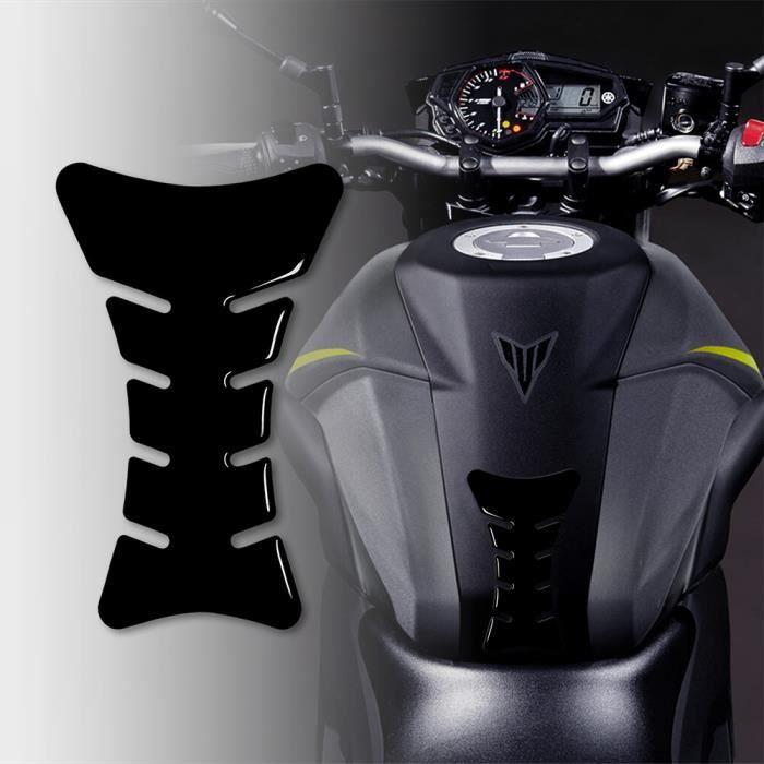 Protection Adhésive 3D - OEM - Réservoir Moto - Noir Glitter - 20 X 13 Cm - Résistant UV