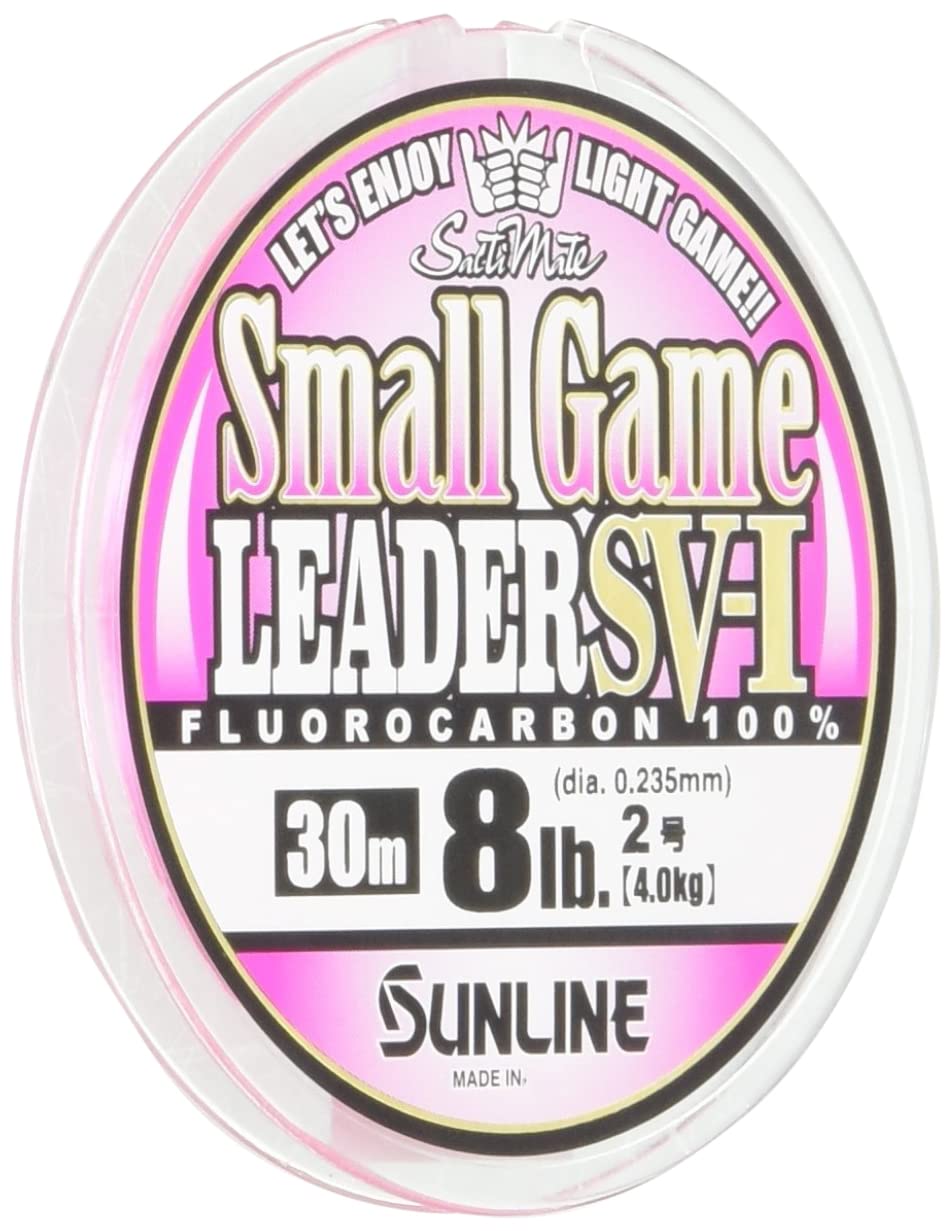 SUNLINE Stealth Color для легкой соленой воды Флюорокарбон Salt Mate Маленький 8LB розовый