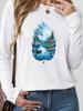 (Asian Size) letter trend cute 90s Casual Fashion Print T Shirt Tee Women Clothing autumn winter spring Top o-neck Graphic Long Sleeve T-shirts