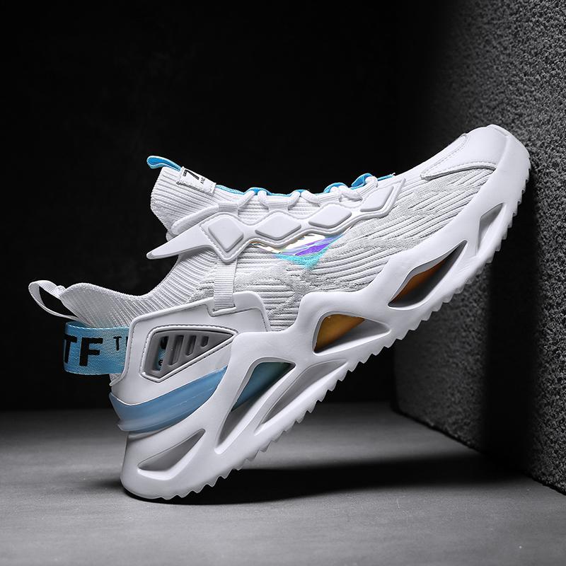 

Горячая Распродажа Мужская Обувь Удобная Супер Легкая Деревенская Мода TPU Подошва Попкорн Дышащая Модная Обувь Кроссовки Папины Туфли 39