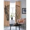 Horse Head Pencil Drawing Window Curtain For Living Room Bedroom Luxury Home Kitchen Decor Items Curtains