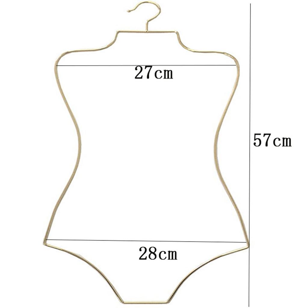 Lingerie Hanger Dress Holder Beachwear Bathing Suit Clothes Storage Metal Rack