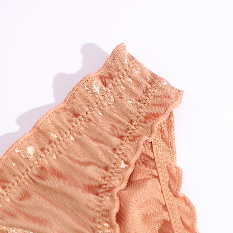 Kadın Külot Düşük Rise Seksi Külot Yumuşak Ve Rahat Süper Streç Chong Pantolon Pamuk Çabuk Kuruyan